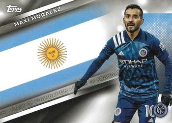 2021 Topps MLS - Flags of Foundation #FF-1 Maxi Moralez Front