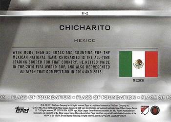 2021 Topps MLS - Flags of Foundation #FF-2 Chicharito Back