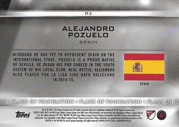 2021 Topps MLS - Flags of Foundation #FF-3 Alejandro Pozuelo Back