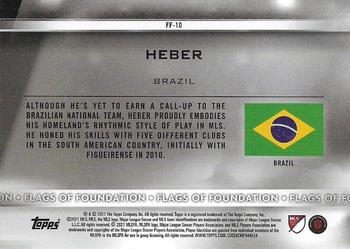 2021 Topps MLS - Flags of Foundation #FF-10 Heber Back