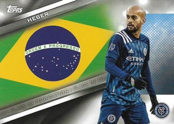 2021 Topps MLS - Flags of Foundation #FF-10 Heber Front