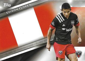 2021 Topps MLS - Flags of Foundation #FF-11 Edison Flores Front