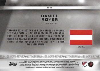 2021 Topps MLS - Flags of Foundation #FF-14 Daniel Royer Back