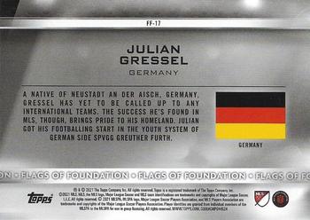 2021 Topps MLS - Flags of Foundation #FF-17 Julian Gressel Back