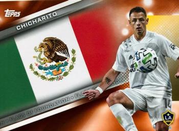 2021 Topps MLS - Flags of Foundation Orange #FF-2 Chicharito Front