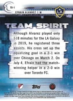 2021 Topps MLS - Team Spirit #TS-1 Efrain Alvarez Back