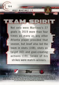 2021 Topps MLS - Team Spirit #TS-9 Josef Martinez Back