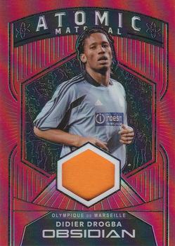2020-21 Panini Obsidian - Atomic Material Relics Red Flood #AT-DD Didier Drogba Front