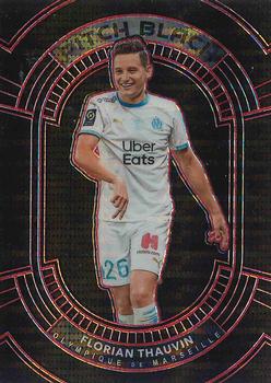 2020-21 Panini Obsidian - Pitch Black Red Pulsar #23 Florian Thauvin Front