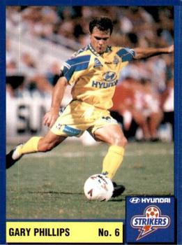 1995 Brisbane Strikers #6 Gary Phillips Front