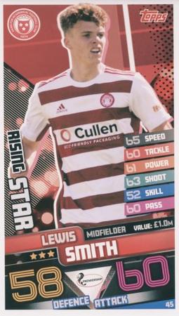 2020-21 Topps Mega Match Attax SPFL #45 Lewis Smith Front