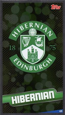 2020-21 Topps Mega Match Attax SPFL #49 Hibernian Club Badge Front
