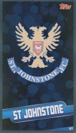 2020-21 Topps Mega Match Attax SPFL #121 St. Johnstone Club Badge Front