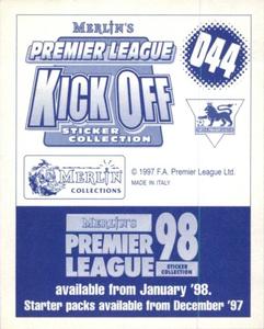 1997-98 Merlin Premier League Kick Off #44 Per Frandsen Back