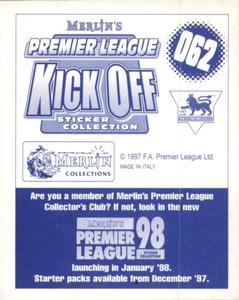 1997-98 Merlin Premier League Kick Off #62 Dean Gordon Back