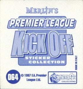 1997-98 Merlin Premier League Kick Off #64 Andy Linighan Back