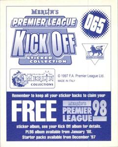 1997-98 Merlin Premier League Kick Off #65 Andy Roberts Back