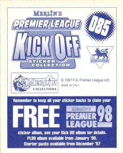 1997-98 Merlin Premier League Kick Off #85 Gary Neville Back