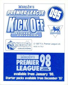 1997-98 Merlin Premier League Kick Off #95 Emile Heskey Back