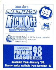 1997-98 Merlin Premier League Kick Off #99 Egil Ostenstad Back