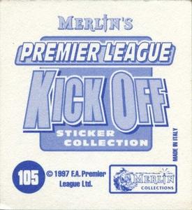 1997-98 Merlin Premier League Kick Off #105 Gunnar Halle Back