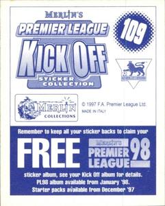 1997-98 Merlin Premier League Kick Off #109 Lee Sharpe Back