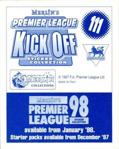 1997-98 Merlin Premier League Kick Off #111 Steve Claridge Back