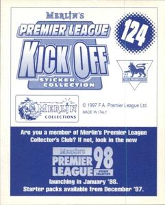 1997-98 Merlin Premier League Kick Off #124 David James Back