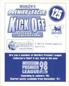 1997-98 Merlin Premier League Kick Off #125 Stig Inge Bjornebye Back