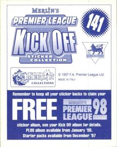 1997-98 Merlin Premier League Kick Off #141 Robert Lee Back