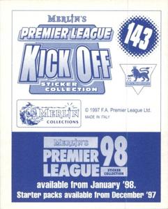 1997-98 Merlin Premier League Kick Off #143 Peter Atherton Back