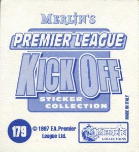 1997-98 Merlin Premier League Kick Off #179 Kenny Cunningham Back
