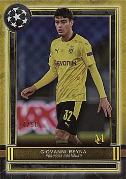 2020-21 Topps Museum Collection UEFA Champions League - Gold #42 Giovanni Reyna Front