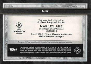 2020-21 Topps Museum Collection UEFA Champions League - Archival Autographs #AA-MA Marley Aké Back