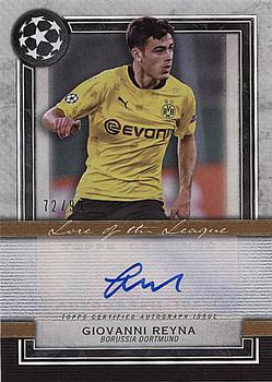 2020-21 Topps Museum Collection UEFA Champions League - Lore of the League Autographs #LL-GR Giovanni Reyna Front