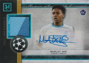 2020-21 Topps Museum Collection UEFA Champions League - Museum Autograph Relics Sapphire #MAR-MA Marley Aké Front