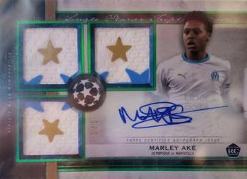 2020-21 Topps Museum Collection UEFA Champions League - Single Player Triple Relics Autograph Emerald #SPTR-MA Marley Aké Front