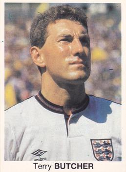 1990 Disvenda Mundial De Futbol Itália 90 #298 Terry Butcher Front