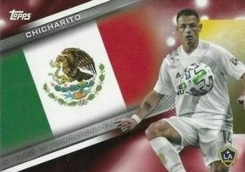 2021 Topps MLS - Flags of Foundation Red #FF-2 Chicharito Front