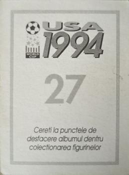 1994 Ecoul World Cup USA #27 Belodedici Back