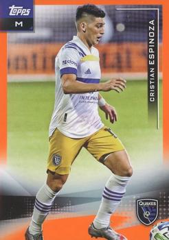 2021 Topps MLS - Orange #72 Cristian Espinoza Front