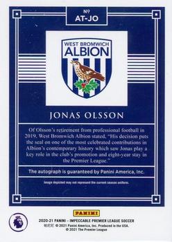 2020-21 Panini Impeccable Premier League - All-Time Legends #AT-JOL Jonas Olsson Back