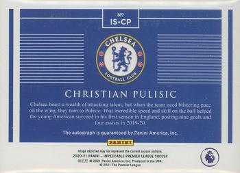 2020-21 Panini Impeccable Premier League - Impeccable Stars Ruby #IS-CP Christian Pulisic Back