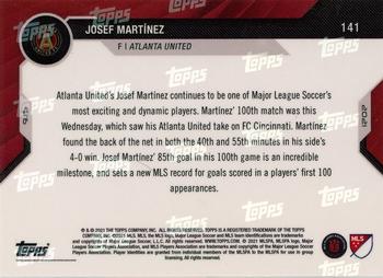 2021 Topps Now MLS #141 Josef Martínez Back