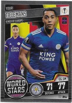 2021 Topps Match Attax 101 #157 Youri Tielemans Front
