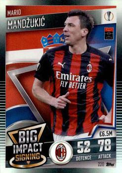 2021 Topps Match Attax 101 #220 Mario Mandžukić Front