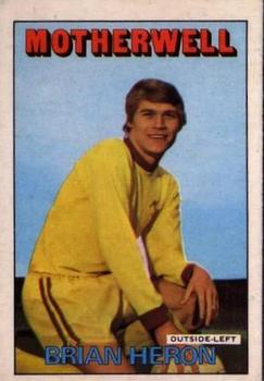 1972-73 A&BC Scottish Footballers (Orange/Blue Back) #5 Brian Heron Front