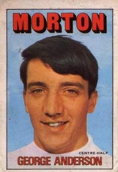 1972-73 A&BC Scottish Footballers (Orange/Blue Back) #14 George Anderson Front