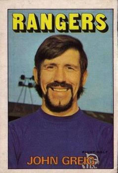 1972-73 A&BC Scottish Footballers (Orange/Blue Back) #18 John Greig Front