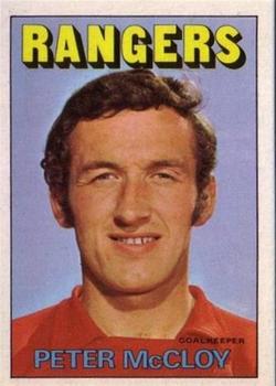 1972-73 A&BC Scottish Footballers (Orange/Blue Back) #72 Peter McCloy Front